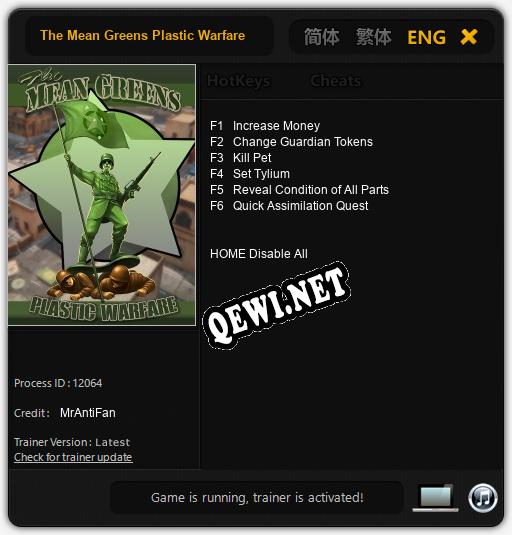 The Mean Greens Plastic Warfare: Читы, Трейнер +6 [MrAntiFan]