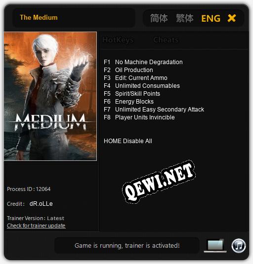 The Medium: Читы, Трейнер +8 [dR.oLLe]