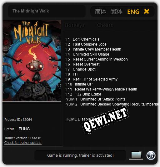The Midnight Walk: Читы, Трейнер +14 [FLiNG]