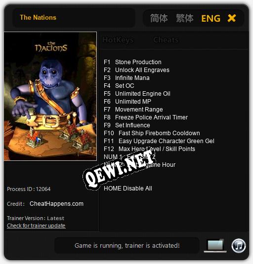 The Nations: ТРЕЙНЕР И ЧИТЫ (V1.0.8)
