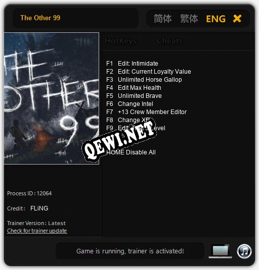 The Other 99: ТРЕЙНЕР И ЧИТЫ (V1.0.30)