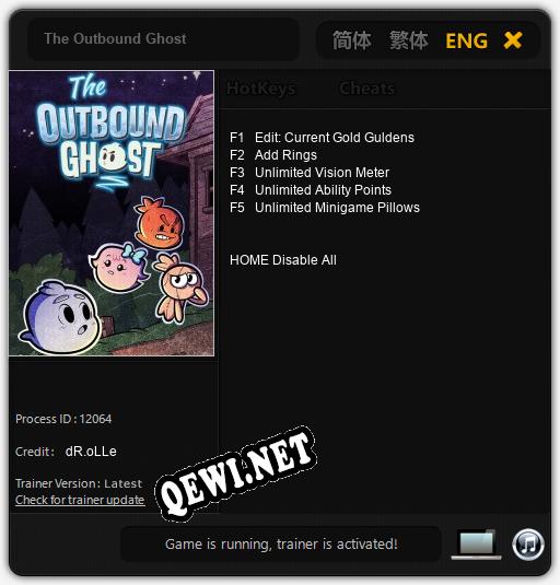 The Outbound Ghost: Читы, Трейнер +5 [dR.oLLe]