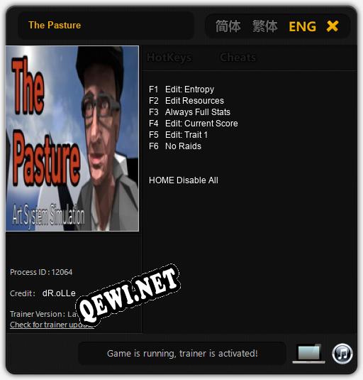 The Pasture: Трейнер +6 [v1.1]