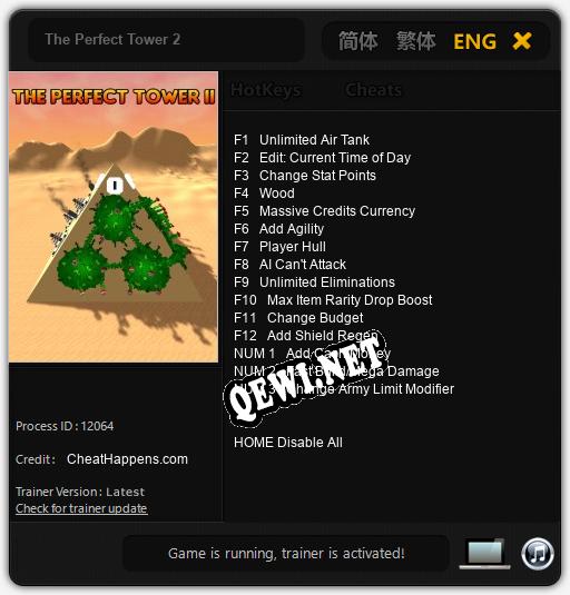 The Perfect Tower 2: Трейнер +15 [v1.1]