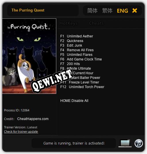 The Purring Quest: Трейнер +12 [v1.5]