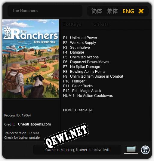 The Ranchers: Читы, Трейнер +13 [CheatHappens.com]
