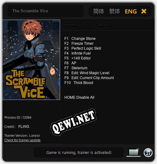 The Scramble Vice: ТРЕЙНЕР И ЧИТЫ (V1.0.36)