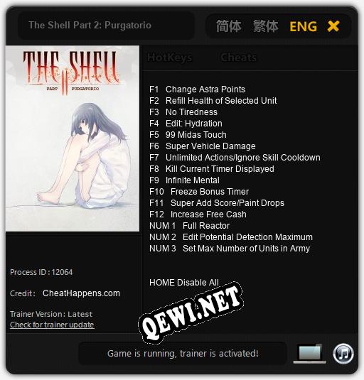 The Shell Part 2: Purgatorio: Читы, Трейнер +15 [CheatHappens.com]