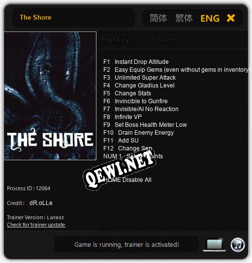 The Shore: ТРЕЙНЕР И ЧИТЫ (V1.0.7)