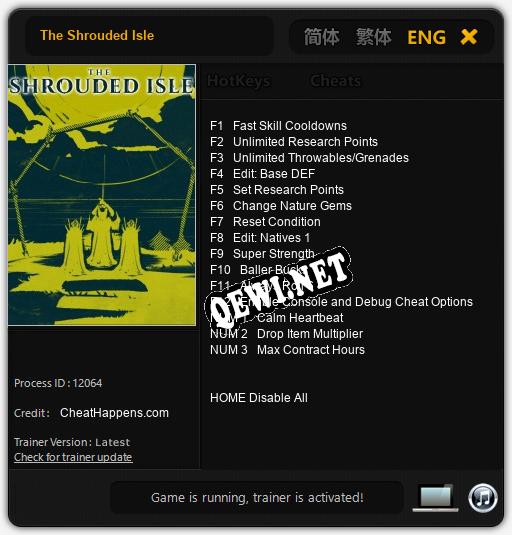 Трейнер для The Shrouded Isle [v1.0.5]