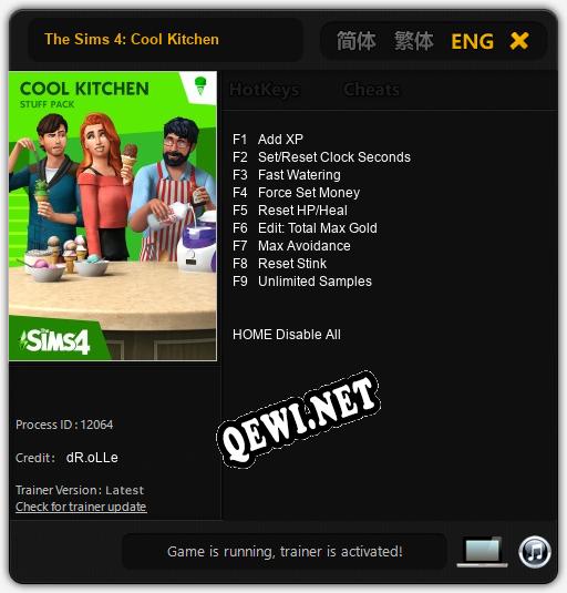 The Sims 4: Cool Kitchen: Читы, Трейнер +9 [dR.oLLe]