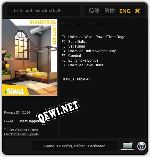 The Sims 4: Industrial Loft: ТРЕЙНЕР И ЧИТЫ (V1.0.32)