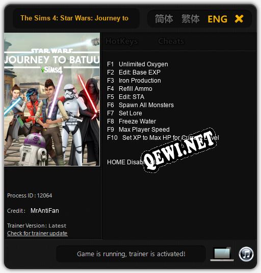 The Sims 4: Star Wars: Journey to Batuu: Трейнер +10 [v1.7]