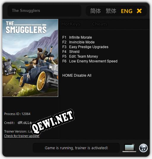 The Smugglers: Читы, Трейнер +6 [dR.oLLe]