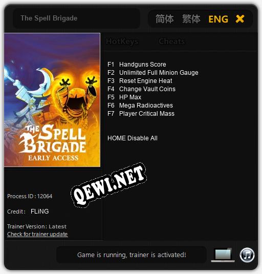 Трейнер для The Spell Brigade [v1.0.6]