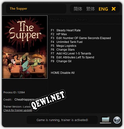 The Supper: Трейнер +9 [v1.8]