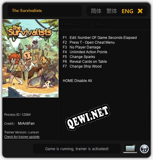 The Survivalists: Трейнер +7 [v1.3]