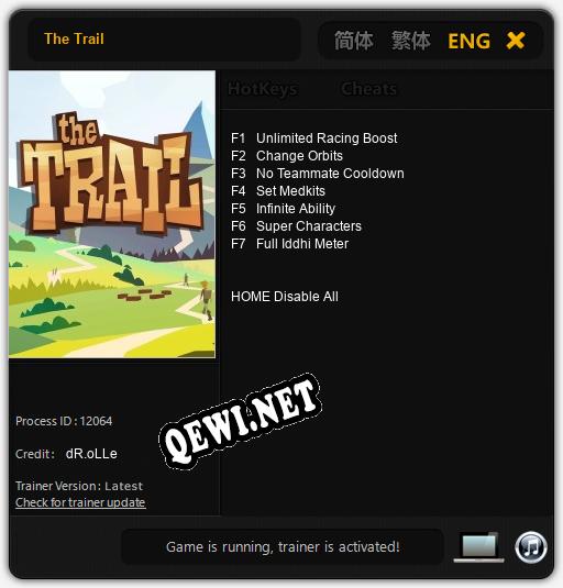 The Trail: ТРЕЙНЕР И ЧИТЫ (V1.0.72)