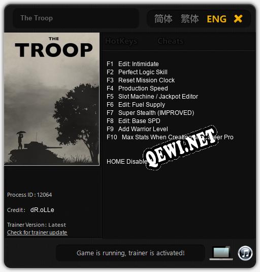 The Troop: Читы, Трейнер +10 [dR.oLLe]