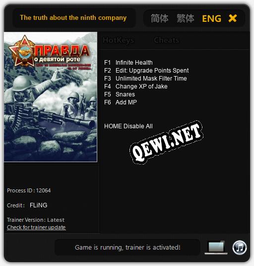 The truth about the ninth company: Читы, Трейнер +6 [FLiNG]
