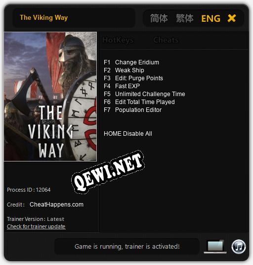 The Viking Way: Читы, Трейнер +7 [CheatHappens.com]