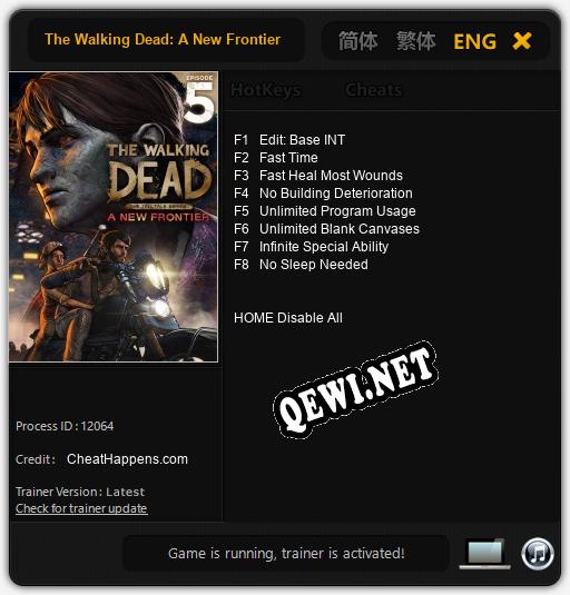 The Walking Dead: A New Frontier Episode 5: From the Gallows: Читы, Трейнер +8 [CheatHappens.com]