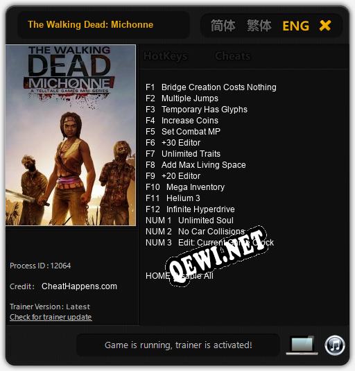 The Walking Dead: Michonne: Трейнер +15 [v1.1]