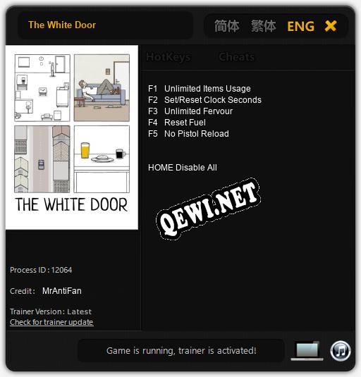 The White Door: Читы, Трейнер +5 [MrAntiFan]