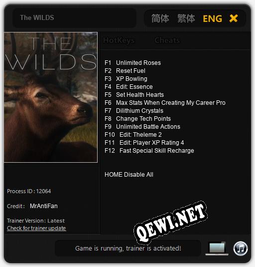 Трейнер для The WILDS [v1.0.5]