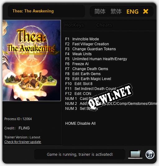 Thea: The Awakening: Читы, Трейнер +15 [FLiNG]