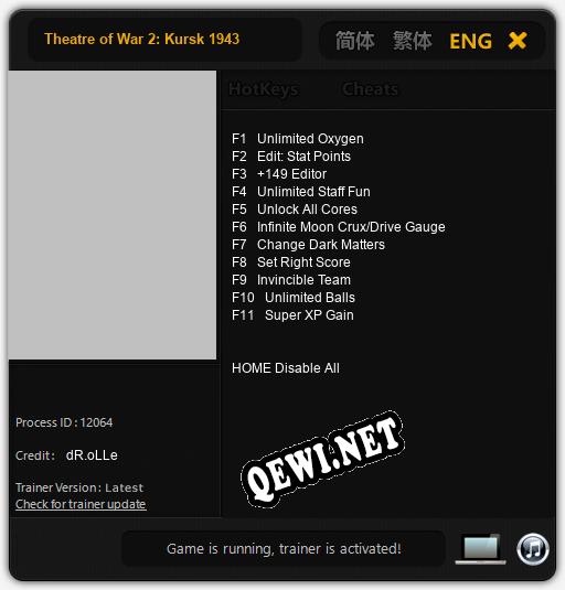 Theatre of War 2: Kursk 1943: Трейнер +11 [v1.9]