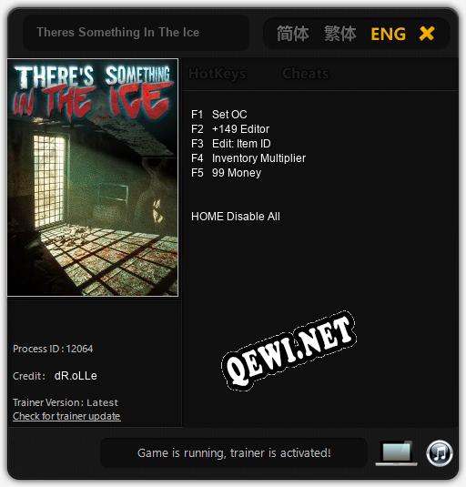 Theres Something In The Ice: Трейнер +5 [v1.5]