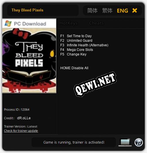 Трейнер для They Bleed Pixels [v1.0.7]