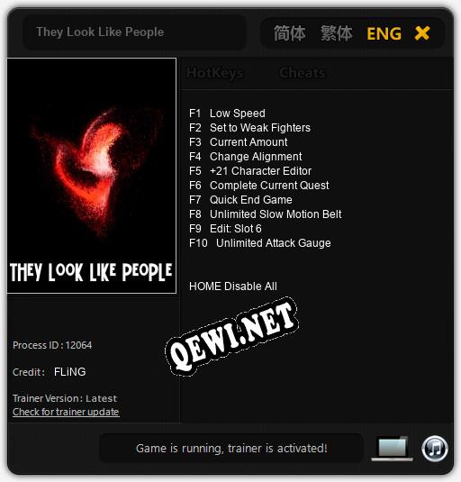 They Look Like People: Трейнер +10 [v1.2]