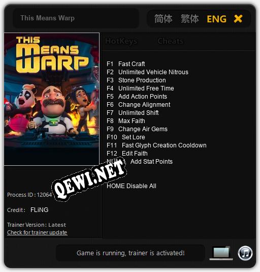 Трейнер для This Means Warp [v1.0.1]