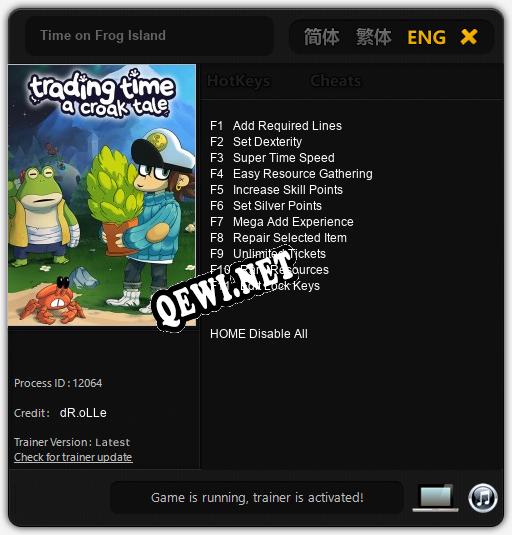 Time on Frog Island: Трейнер +11 [v1.2]