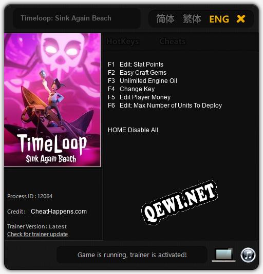 Timeloop: Sink Again Beach: ТРЕЙНЕР И ЧИТЫ (V1.0.25)