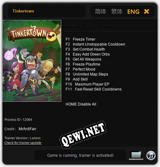 Трейнер для Tinkertown [v1.0.3]