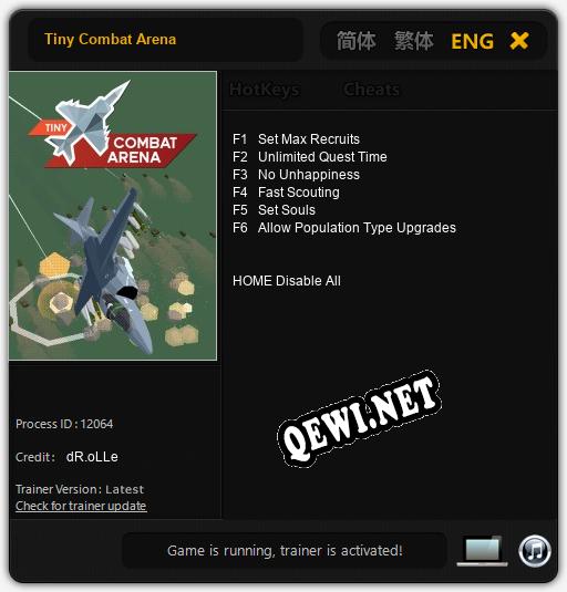 Tiny Combat Arena: Читы, Трейнер +6 [dR.oLLe]