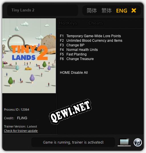 Tiny Lands 2: ТРЕЙНЕР И ЧИТЫ (V1.0.2)
