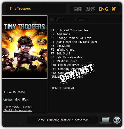 Tiny Troopers: ТРЕЙНЕР И ЧИТЫ (V1.0.93)