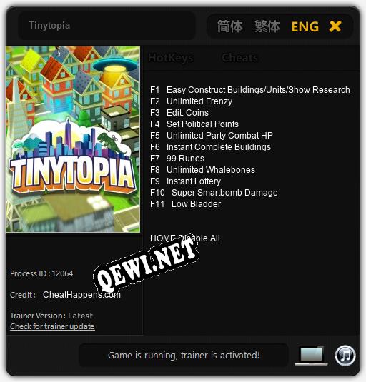 Tinytopia: Трейнер +11 [v1.7]
