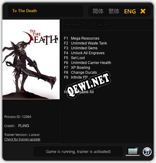 To The Death: Читы, Трейнер +9 [FLiNG]