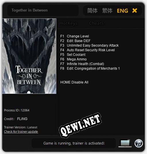 Together in Between: Читы, Трейнер +8 [FLiNG]