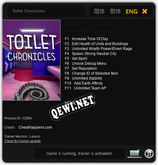 Toilet Chronicles: ТРЕЙНЕР И ЧИТЫ (V1.0.64)