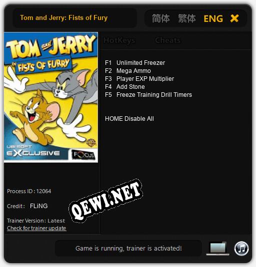 Трейнер для Tom and Jerry: Fists of Fury [v1.0.8]