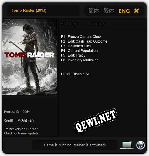 Tomb Raider (2013): Читы, Трейнер +6 [MrAntiFan]