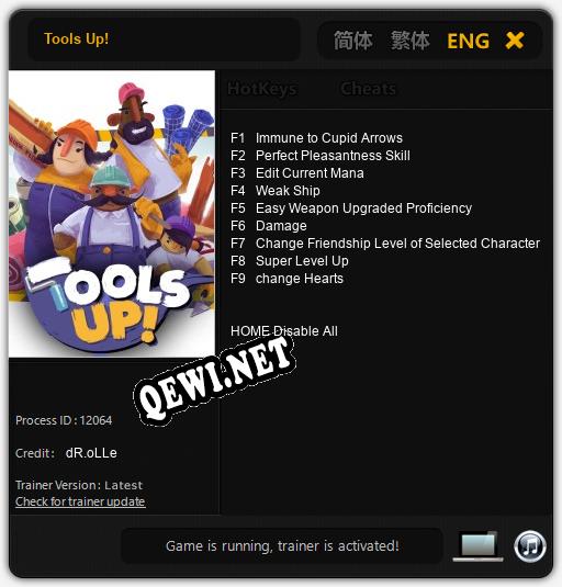 Tools Up!: Трейнер +9 [v1.8]