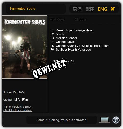 Трейнер для Tormented Souls [v1.0.7]