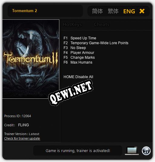 Tormentum 2: Читы, Трейнер +6 [FLiNG]